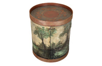 A charming 20th Century French decorative drum cupboard
