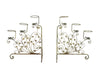 20th century decorative iron plant stands - Antique metal plant stands