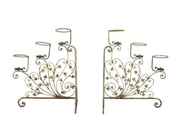 20th century decorative iron plant stands - Antique metal plant stands