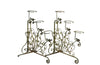20th century decorative iron plant stands - Antique metal plant stands