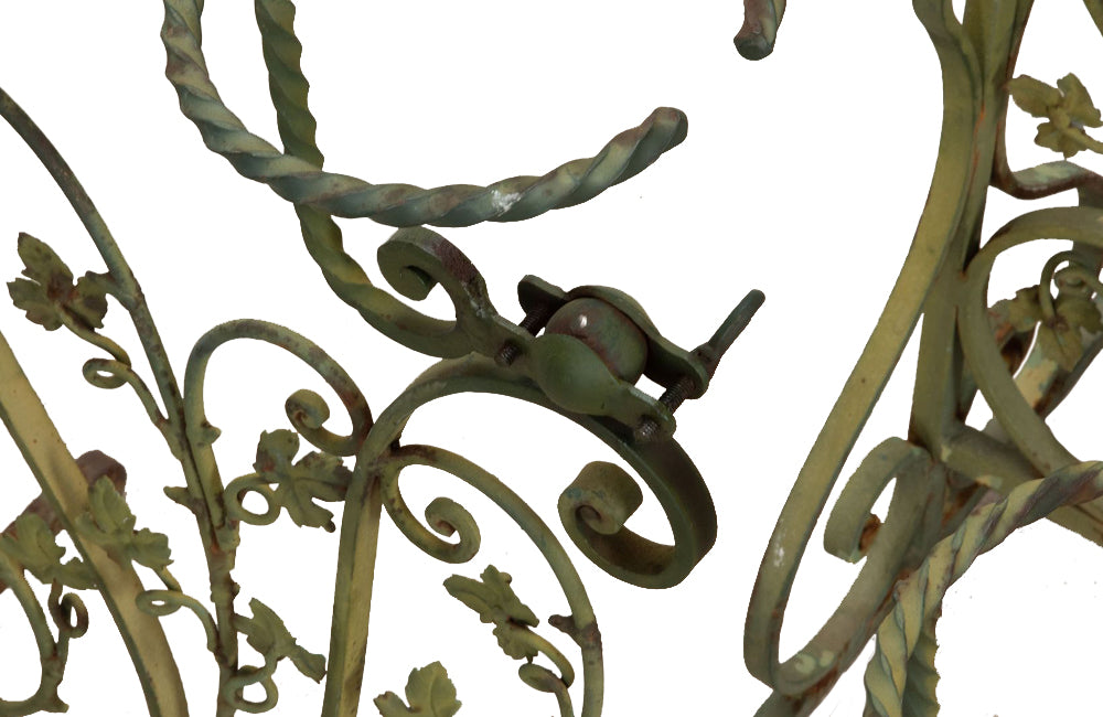 20th century decorative iron plant stands - Antique metal plant stands