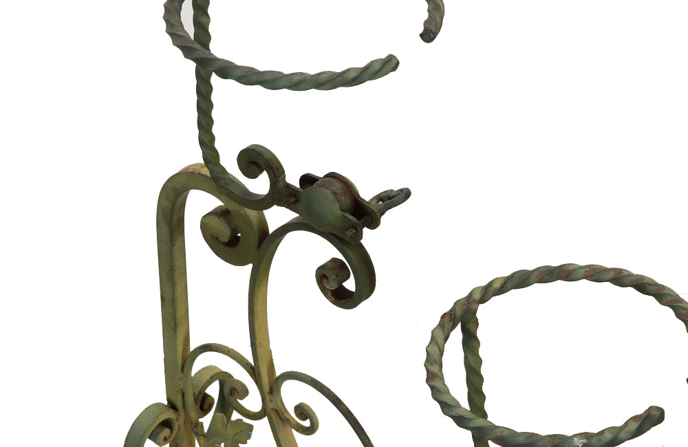 20th century decorative iron plant stands - Antique metal plant stands