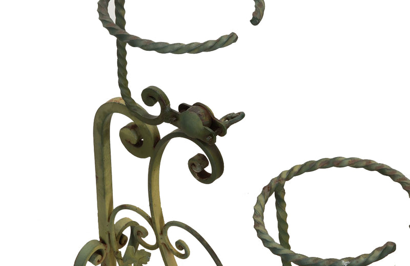 20th century decorative iron plant stands - Antique metal plant stands