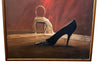 Mid century advertising poster Champagne marquis de sade French by Ruben Alterio