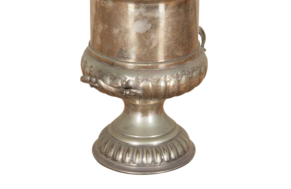 20th Century French Silver Plated Champagne Bucket Table Lamp