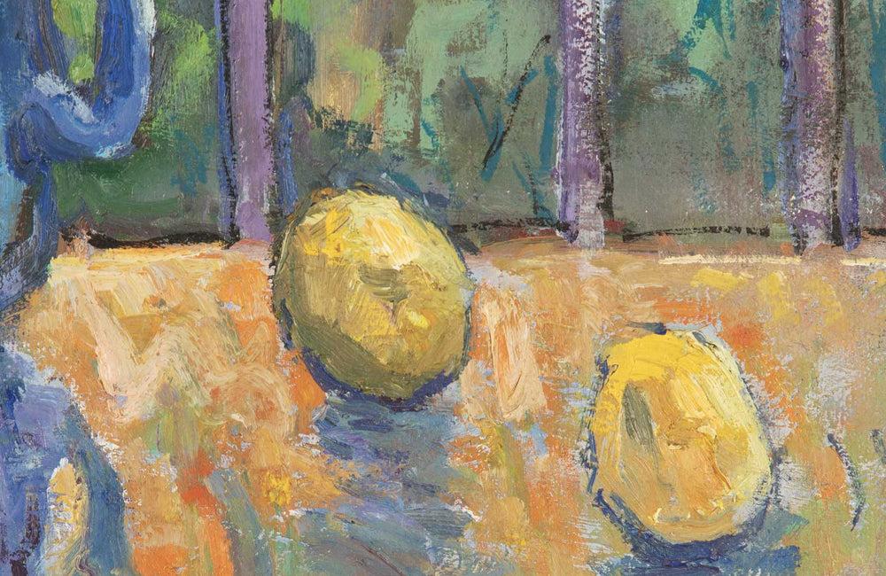 20TH CENTURY FRENCH STILL LIFE PAINTING 'SUNFLOWERS'