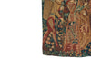 Antique tapestry wall hanging titled 'Le Pressage depicting wine pressing in XV Century Medieval times. French antiques