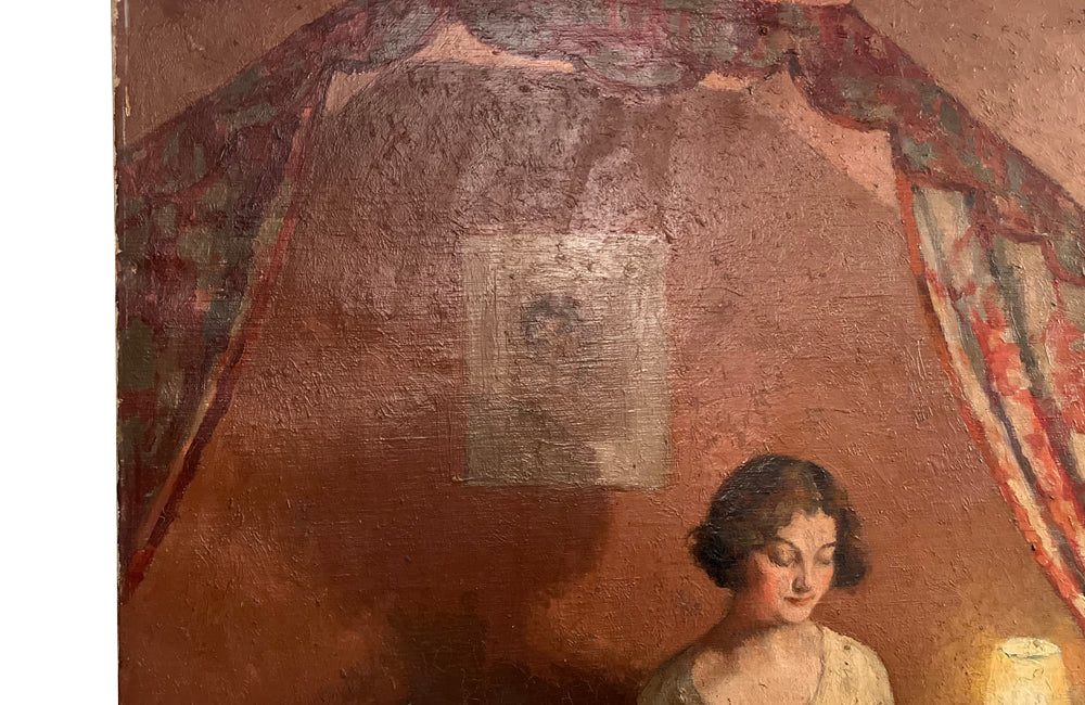 'WOMAN READING' BY CLOTILDE AVY-PREGNIARD