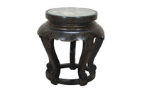 Mid-20th Century Chinese black lacquer end or low table.