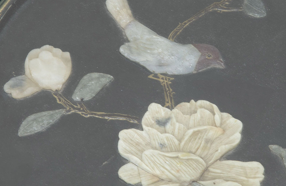 Mid-20th Century Chinese black lacquer end or low table.