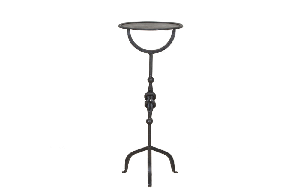 SPANISH HAND WROUGHT IRON MARTINI TABLE