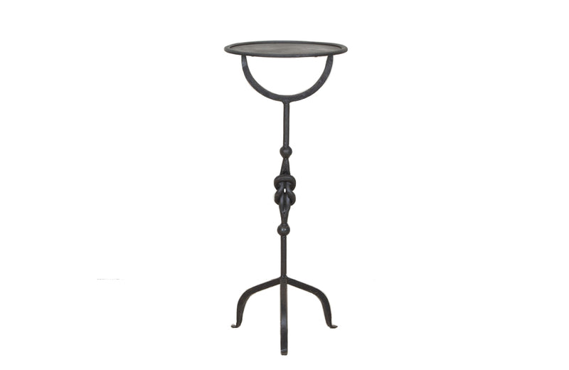 SPANISH HAND WROUGHT IRON MARTINI TABLE