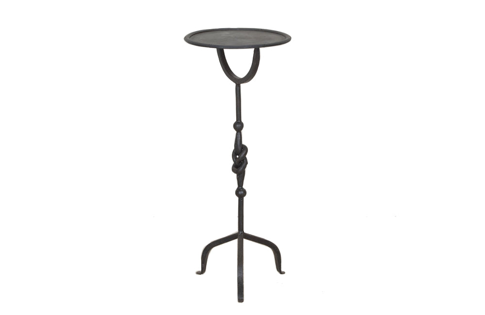 SPANISH HAND WROUGHT IRON MARTINI TABLE