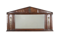 Over mantle mirror in the empire style French mid-20th century. Antique French Mirrors