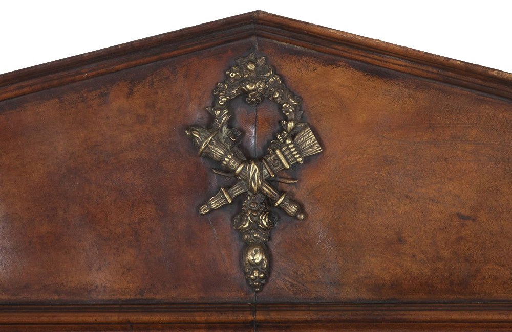 Over mantle mirror in the empire style French mid-20th century. Antique French Mirrors