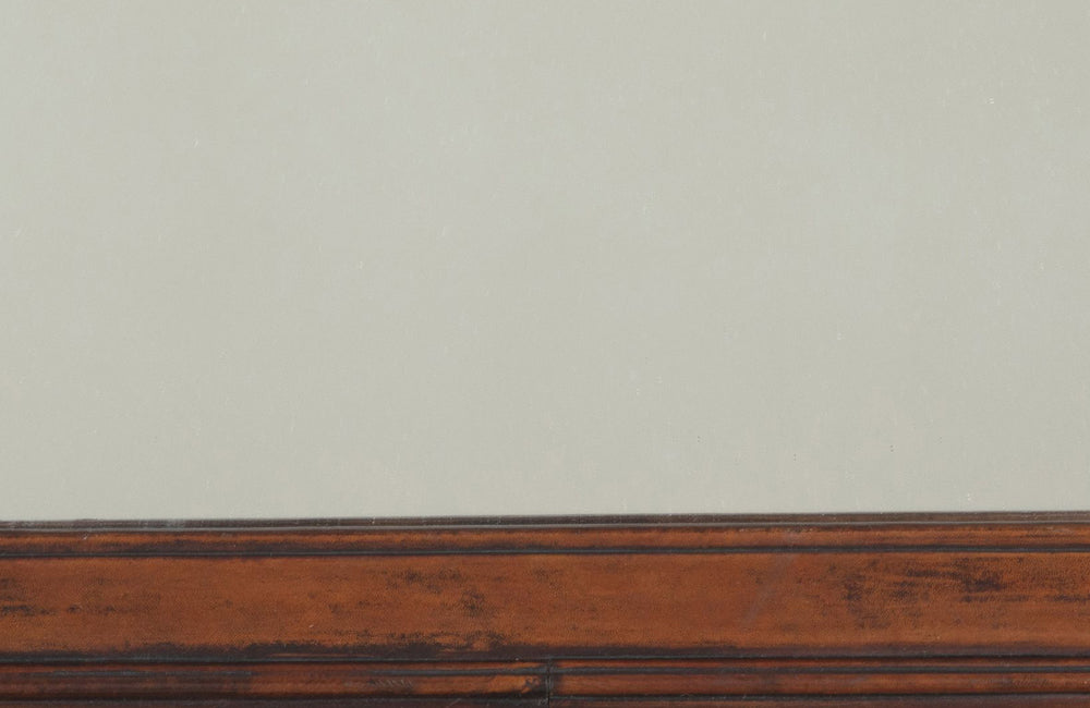 Over mantle mirror in the empire style French mid-20th century. Antique French Mirrors