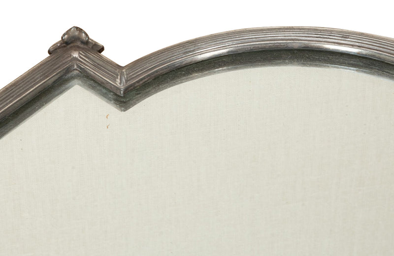 Beautiful, large, mirrored worn silverplate 'surtout de table' centrepiece by Gallia for Christofle