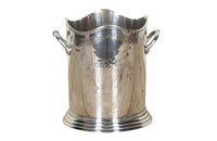 20th Century French silver plate champagne bucket.