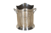 20th Century French silver plate champagne bucket.