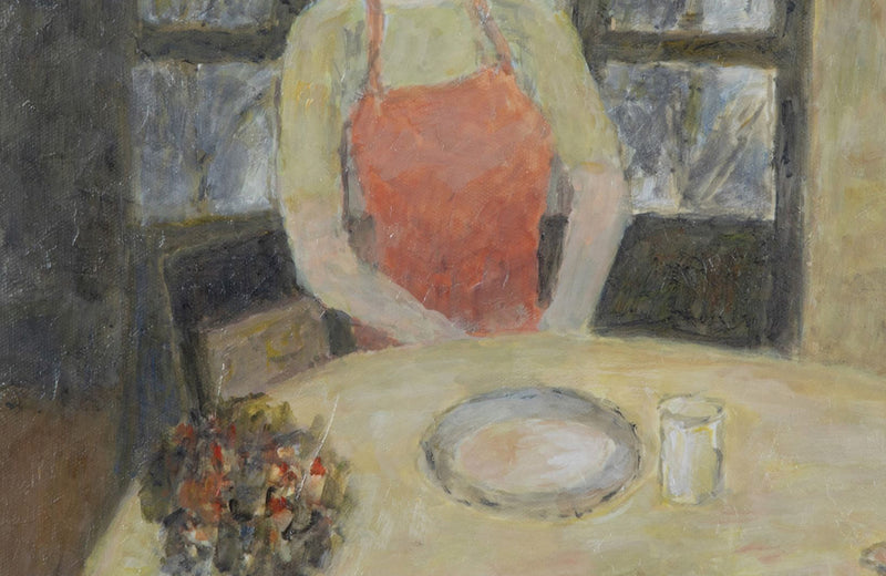 20TH CENTURY FRENCH OIL PAINTING 'THE COOK'