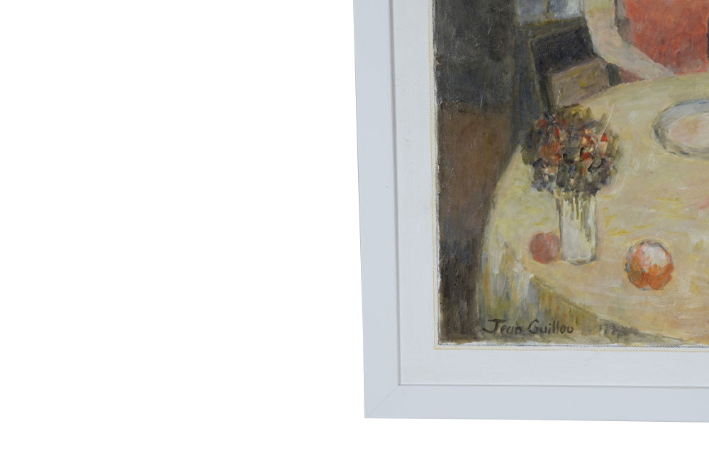 20TH CENTURY FRENCH OIL PAINTING 'THE COOK'