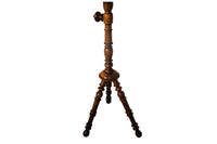 Early 20th century unusual wooden gentleman’s shaving stand with charming equestrian detailing
