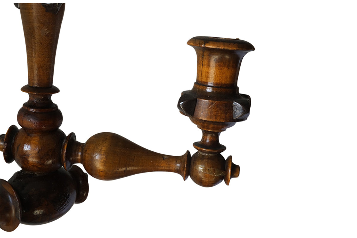 Early 20th century unusual wooden gentleman’s shaving stand with charming equestrian detailing