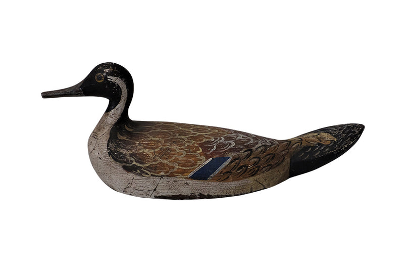 Antique French Duck Decoy - AD & PS Antiques