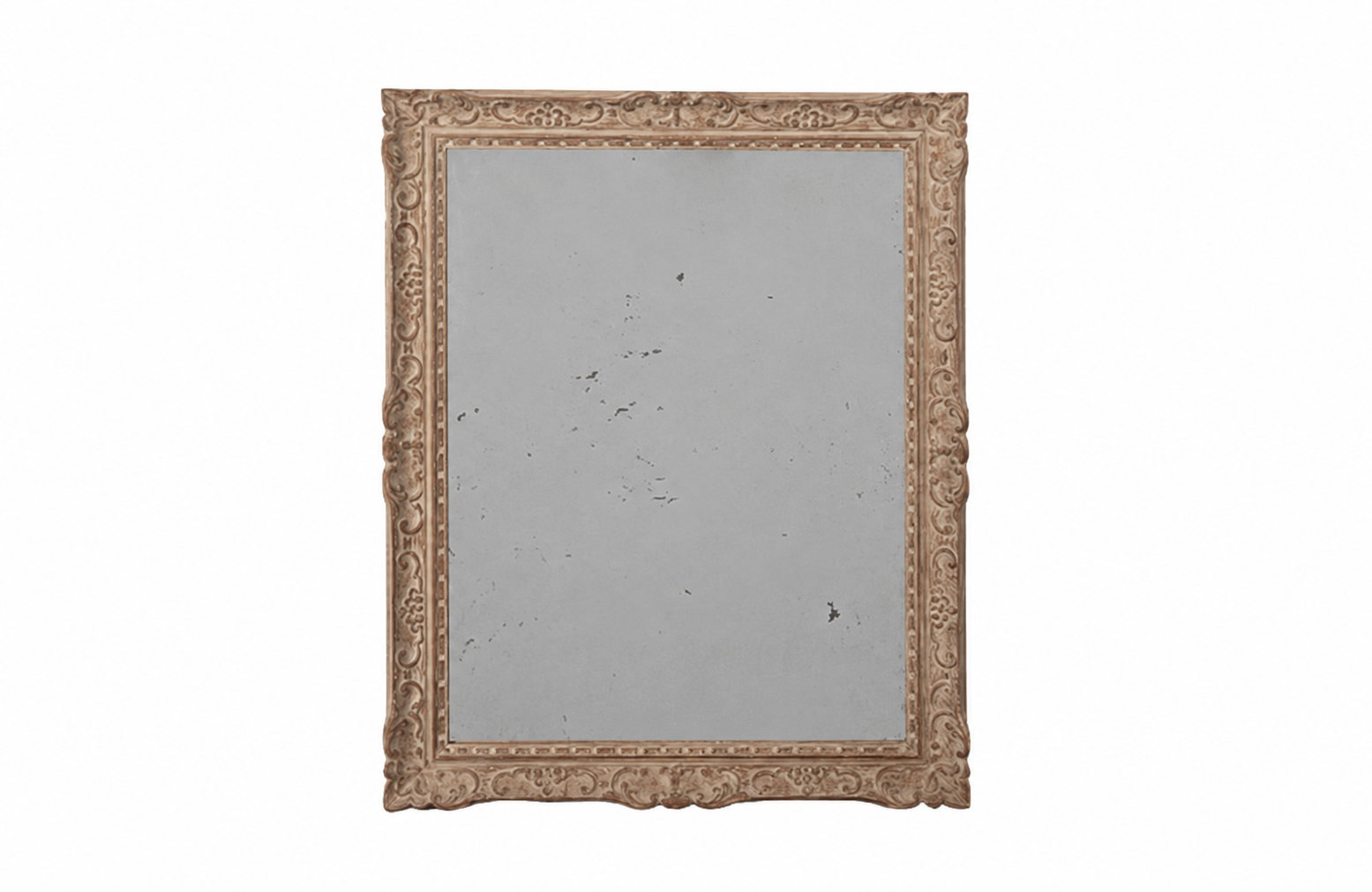 LARGE FRENCH CARVED MONTPARNASSE FRAMED MIRROR