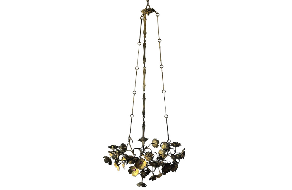 Pretty Ecclesiastical Bejewelled Hanging Light - Antique Lighting – AD ...