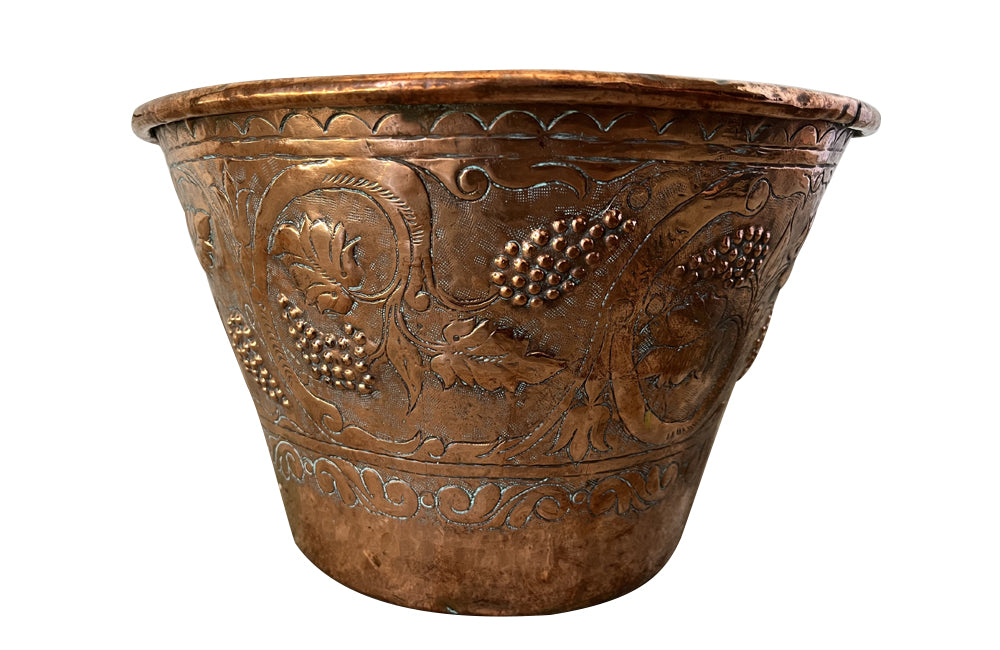 19th Century French Copper Wine Cooler - Decorative Antiques – AD & PS ...