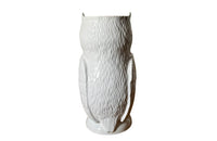 ITALIAN CERAMIC OWL UMBRELLA STAND