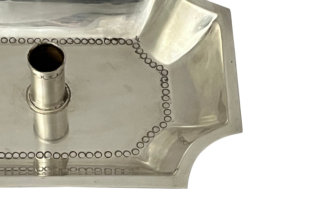 VALENTI SILVERPLATE CANDLE HOLDER