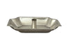 Chic 20th Century Spanish,&nbsp;elegant silver plate candleholder in recessed octagonal shaped tray