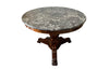 Antique table - Antique Gueridon made from Mahogany and marble - French Antique Furniture