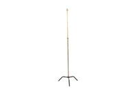 Telescopic brass floor lamp on iron tripod base - Mid century floor lamps - French
