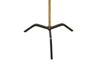 Telescopic brass floor lamp on iron tripod base - Mid century floor lamps - French