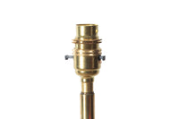 Telescopic brass floor lamp on iron tripod base - Mid century floor lamps - French