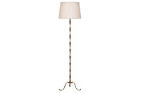 FRENCH MID 20TH CENTURY BRASS FLOOR LAMP