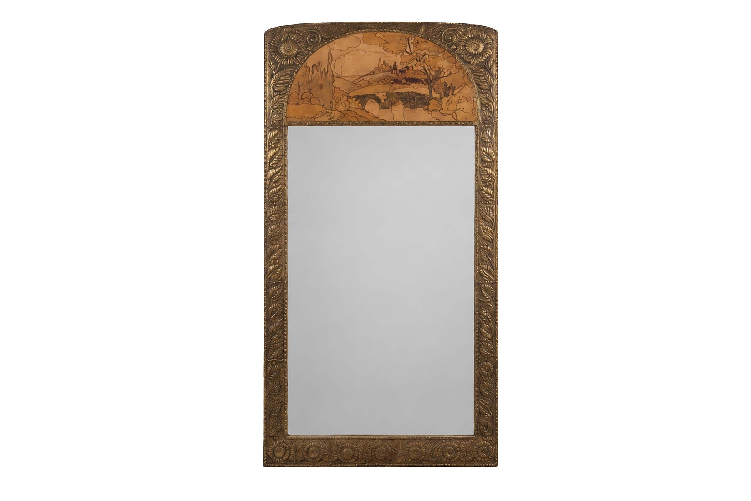 Antique Mirror French Aesthetic Movement decorative mirror circa 1900