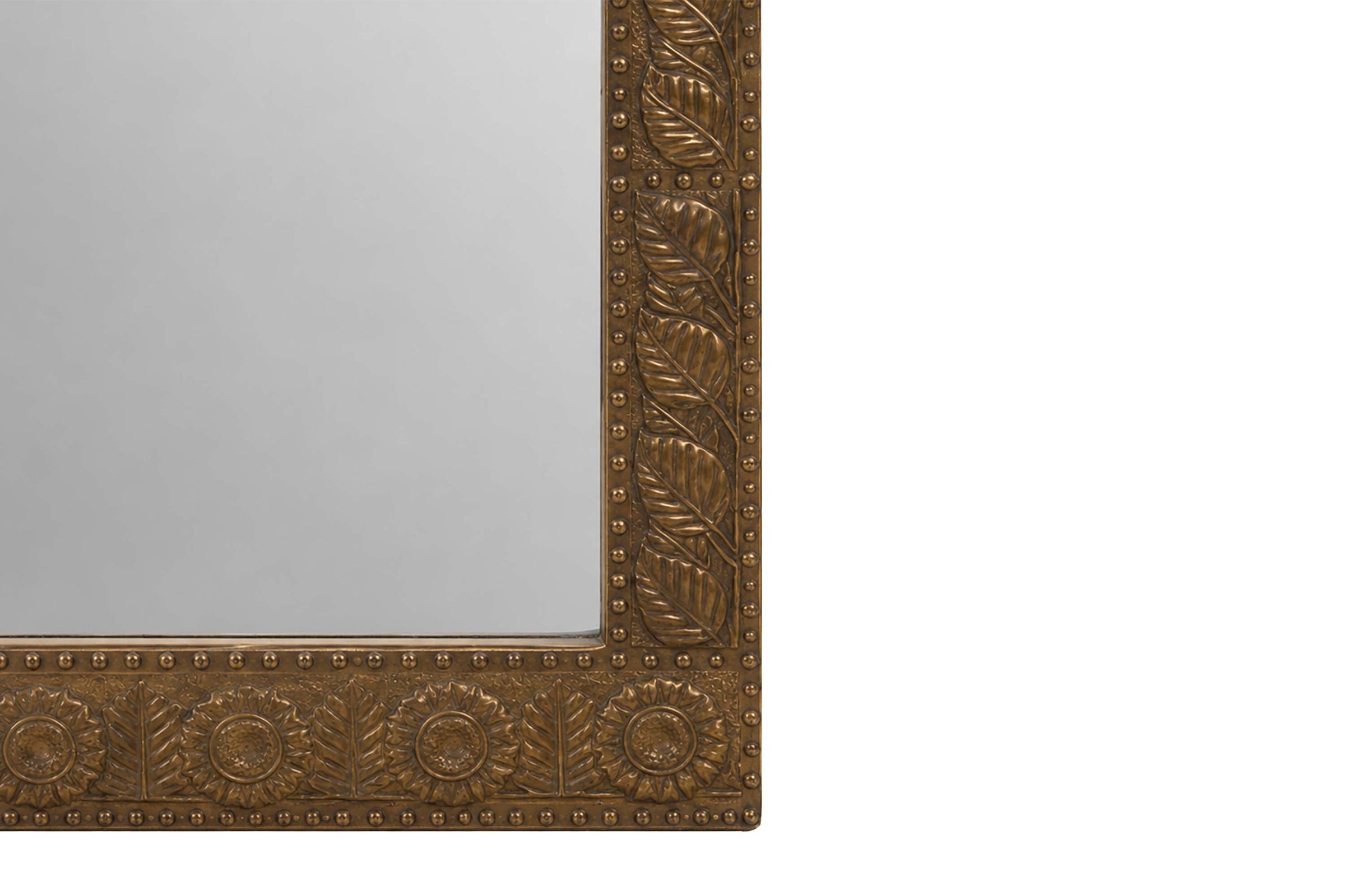Antique Mirror French Aesthetic Movement decorative mirror circa 1900