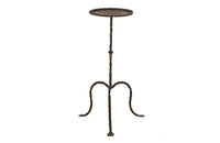 Chic Mid-Century Spanish iron cocktail table.