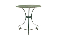 Antique table green iron gueridon 19th Century french - Antique Garden Table