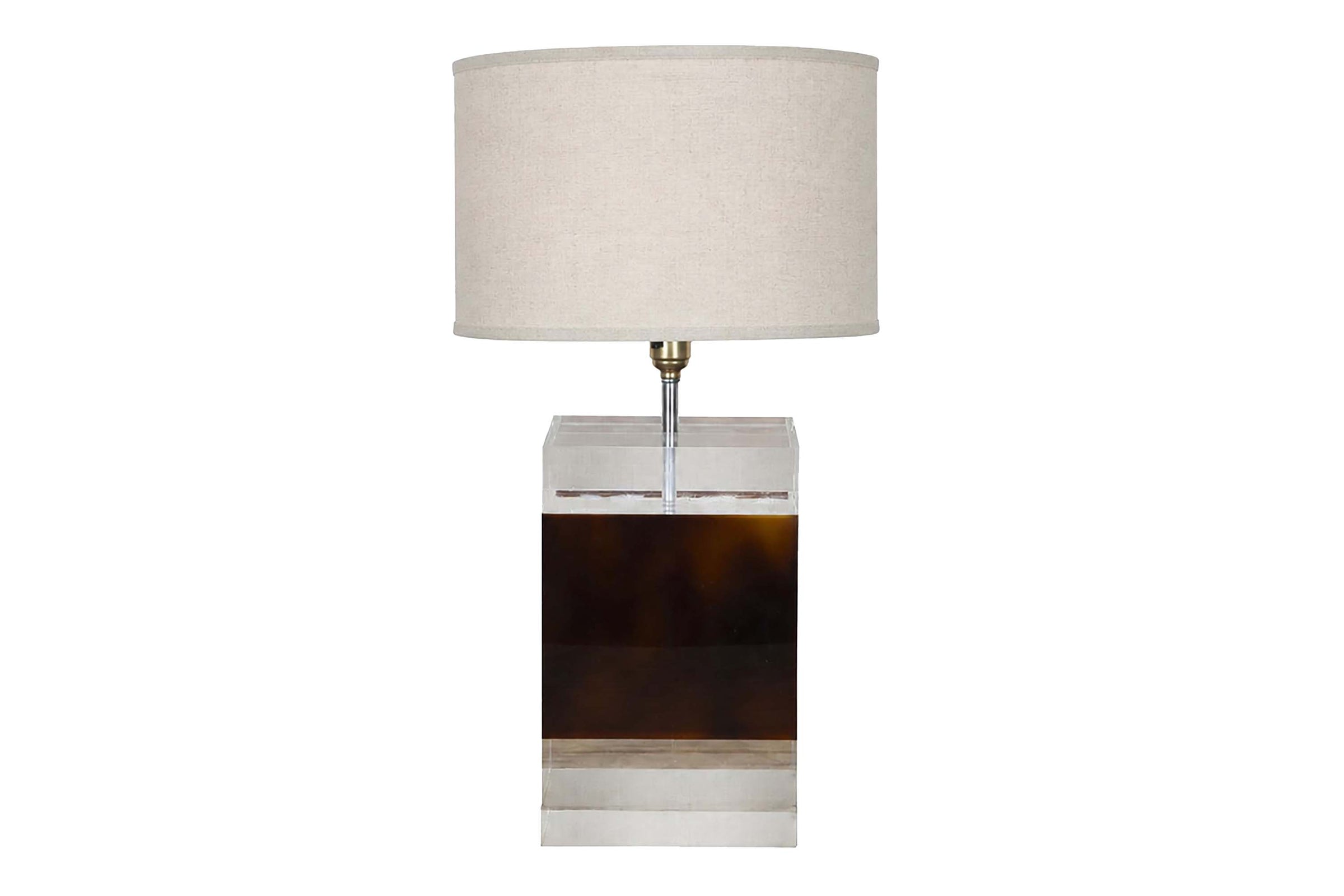 Mid-Century Italian Albrizzi Style Lucite Table Lamp