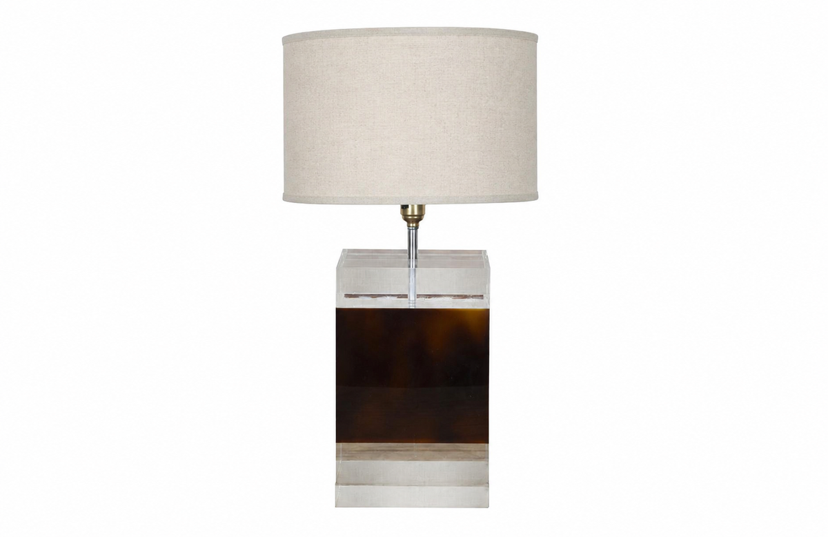 Mid-Century Italian Albrizzi Style Lucite Table Lamp