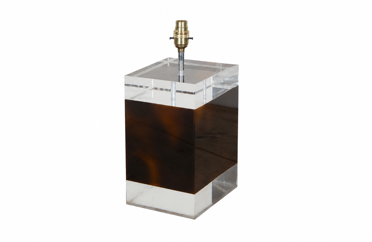 Mid-Century Italian Albrizzi Style Lucite Table Lamp