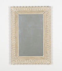 FRENCH SIGNED BOUCHE CARVED FRAMED MIRROR