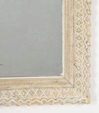 FRENCH SIGNED BOUCHE CARVED FRAMED MIRROR