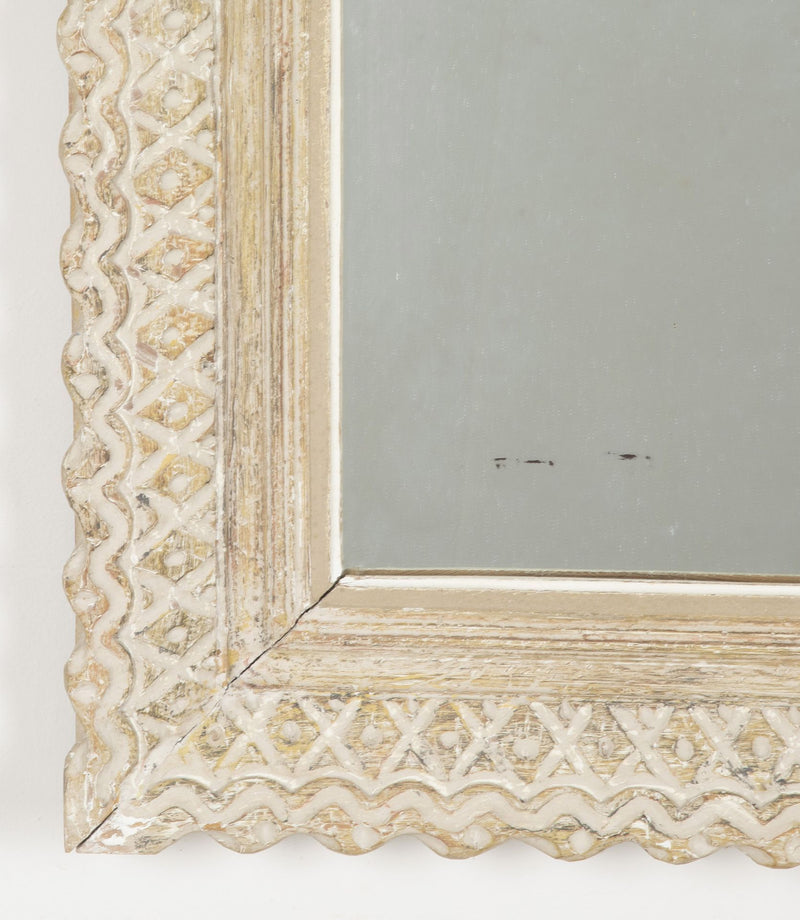 FRENCH SIGNED BOUCHE CARVED FRAMED MIRROR