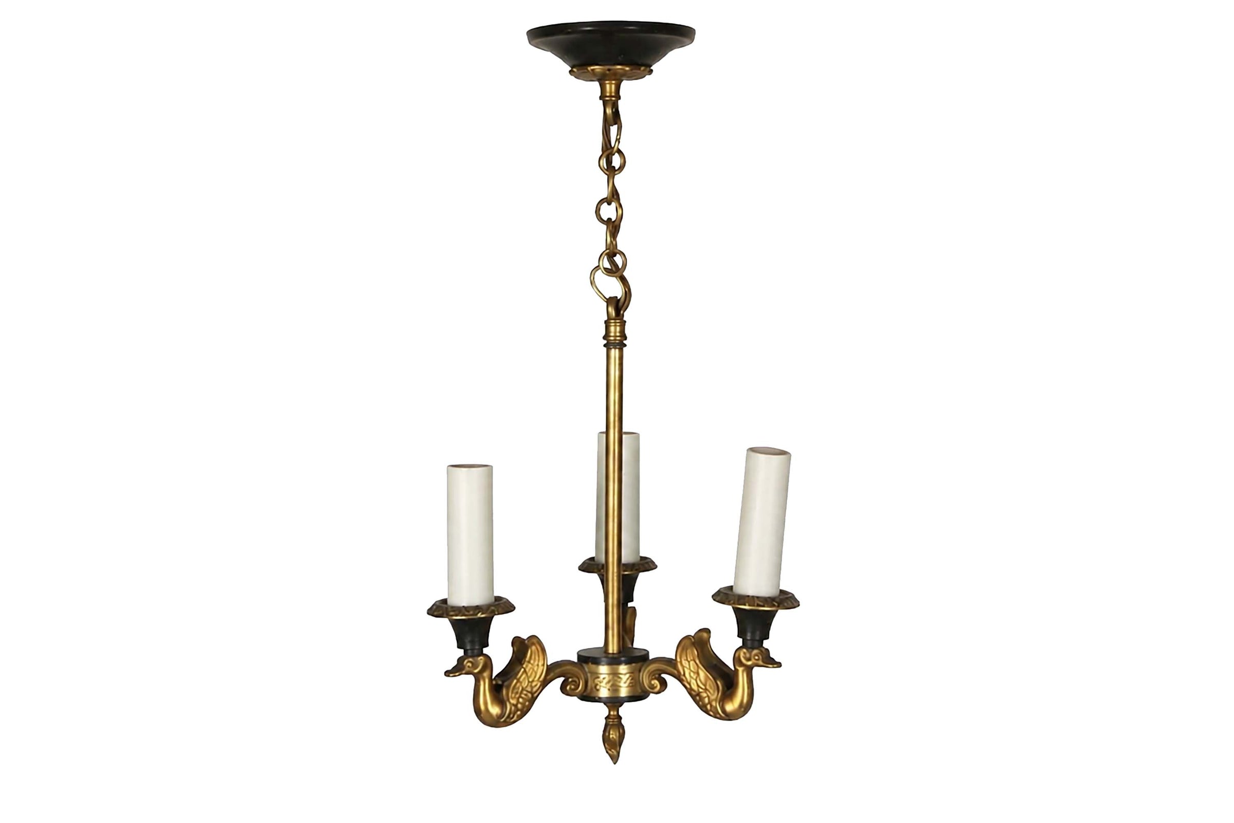 Small French Empire style chandelier